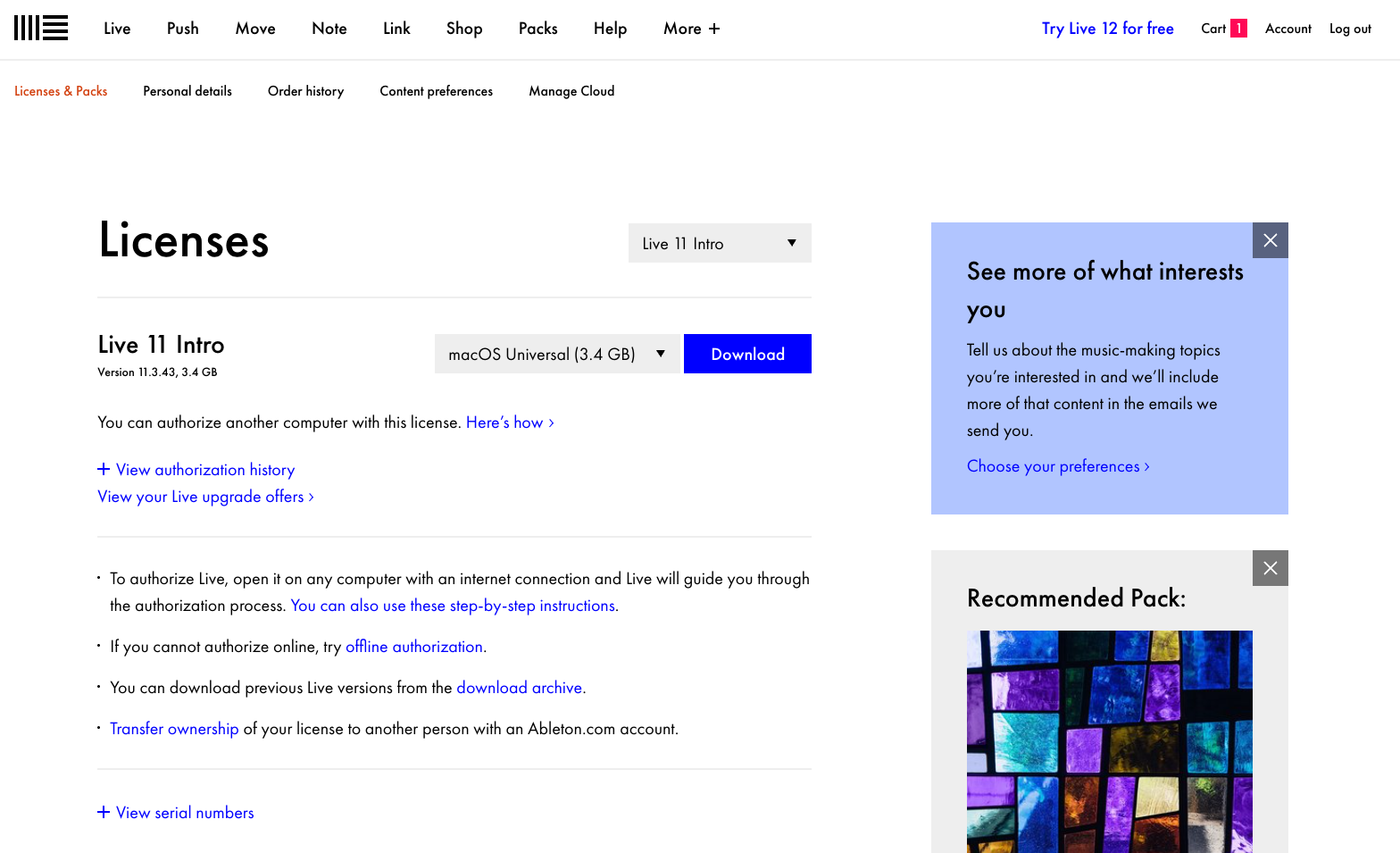 Ableton Ableton Live 11 Intro